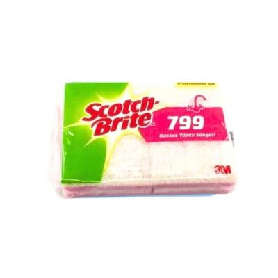 3M Scotch Brite SB 799 Hassas Sünger Pembe 4 Lü