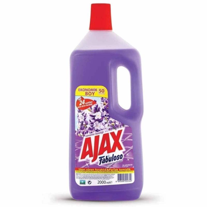 Ajax Fabuloso Genel Yüzey Temizleyici Lavanta Tazeliği 2 Lt