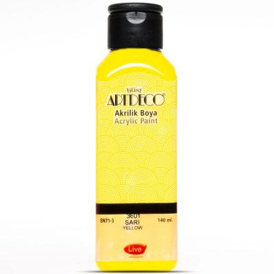 Artdeco Akrilik Boya Sarı 140 ml 