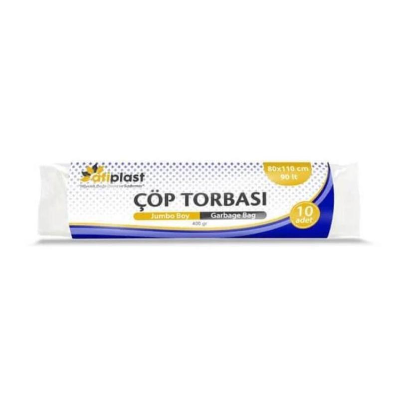 Atiplast Endüstriyel Jumbo Çöp Torbası 80x110 Siyah 400 Gr