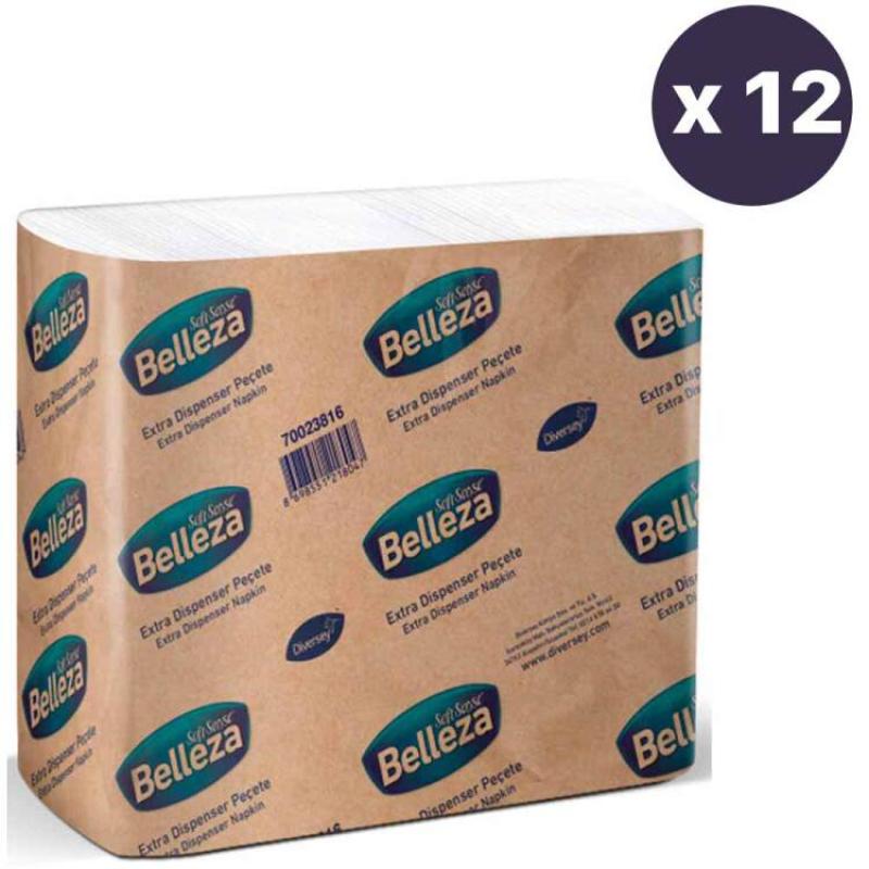 Belleza Extra Dispenser Peçete 17x21 Cm 300 Lü 12 Paket