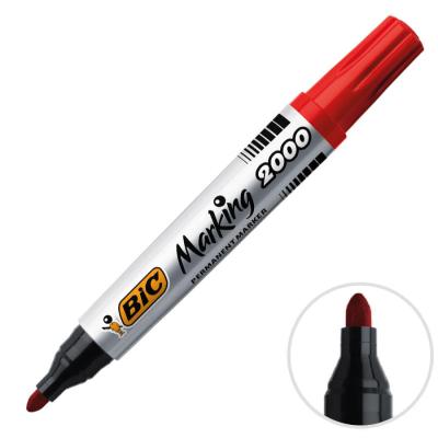 Bic 2000 Marker Kalem Yuvarlak Uç Kırmızı