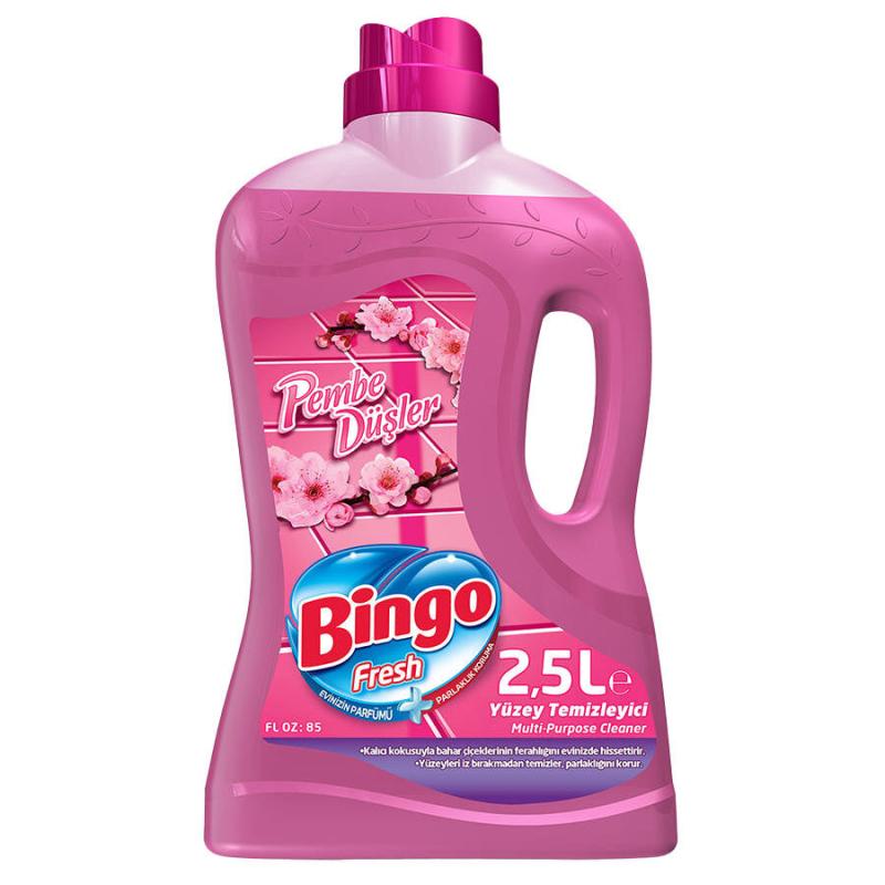 Bingo Fresh Yüzey Temizleyici Pembe Düşler 2.5 litre