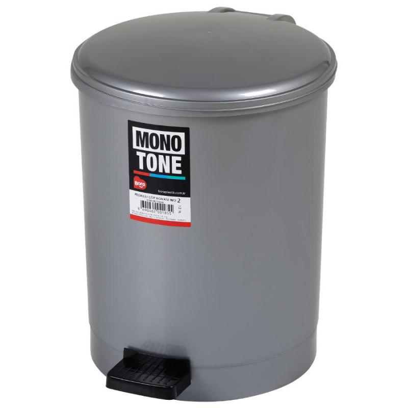 Bora Plastik Pedallı Çöp Kovası No:2 12 lt