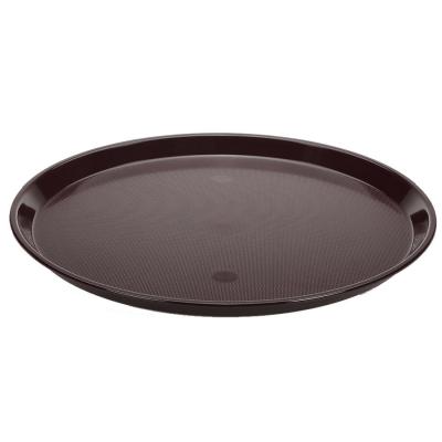 Bora Plastik Yuvarlak Gastronomi Kaymaz Tepsi 355 mm