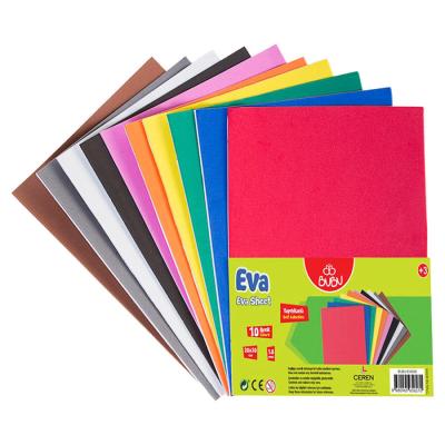 Bu-Bu Yapışkanlı Eva 20 cm x 30 cm 10 Renk