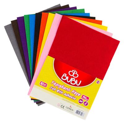 BuBu A4 Keçe 35 cm x 50 cm Karışık Renk 10'lu