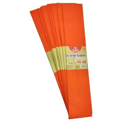BuBu Krapon Kağıdı 50 cm x 200 cm 10'lu Paket Turuncu
