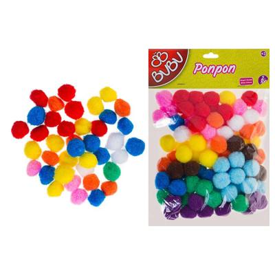 BuBu Ponpon 2 cm Karışık Renk 100'lü Paket