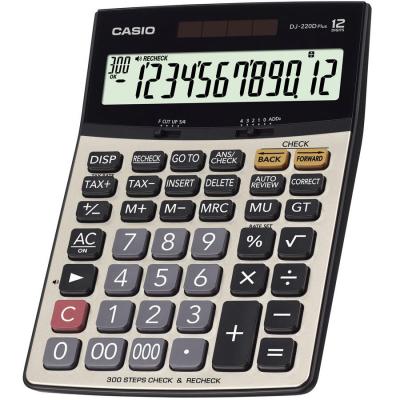 Casio DJ-220D Plus Masaüstü Hesap Makinesi 12 Haneli