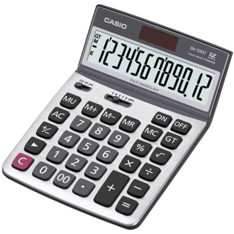 Casio Hesap Makinesi Oynar Başlıklı DX-120ST 12 Hane