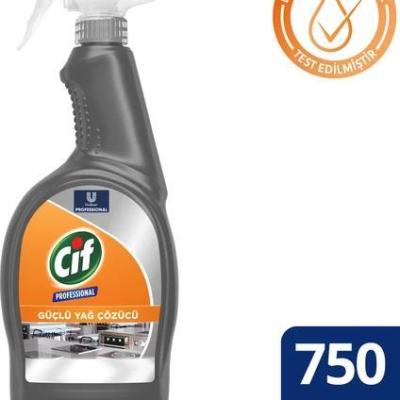 Cif Professional Güçlü Yağ Çözücü Sprey 750 Ml