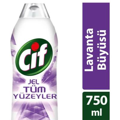 Cif Tüm Yüzeyler İçin Jel Temizleyici Lavanta Büyüsü 750 Ml