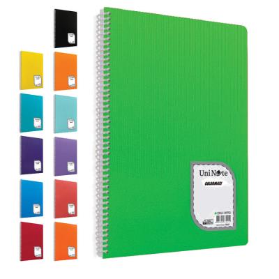 Çınar Colormaxi Çizgili Spiralli PP Kapak Defter 21 cm x 29.7 cm 120 Yaprak