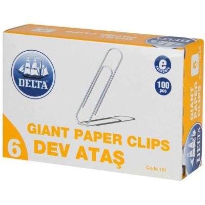 Delta Ataş 60 mm No 6 100 Adet Metalik Gri 181