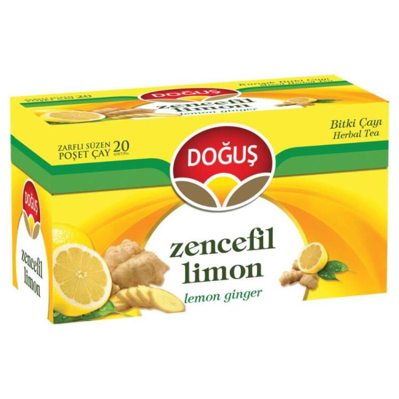 Doğuş Bitki Çayı Zencefil Limon 20 Li