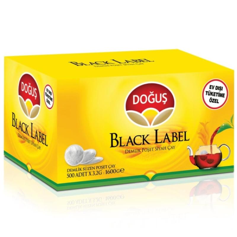 Doğuş Black Label Demlik Poşet Çay 3.2 Gr x 500 Lü