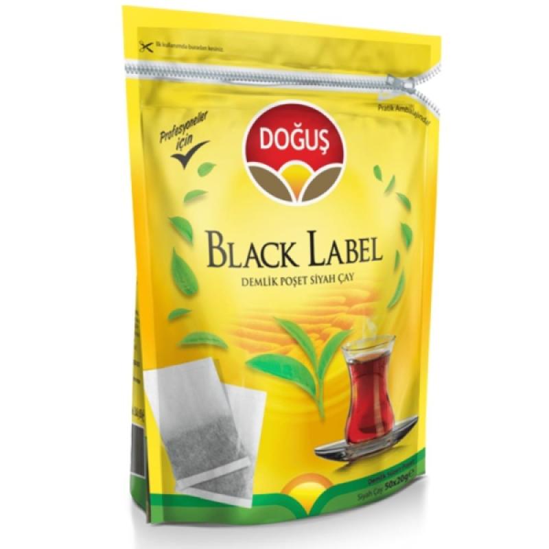 Doğuş Black Label Jumbo Demlik Poşet 20 Gr x 50 Adet