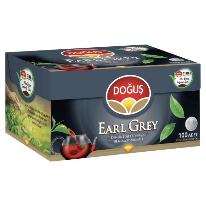 Doğuş Earl Grey Demlik Süzen Poşet Çay 3.2 Gr x 100 Lü