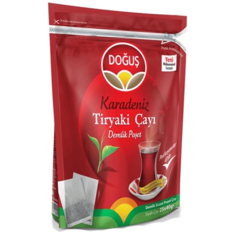Doğuş Karadeniz Tiryaki Jumbo Demlik Poşet 40 Gr 25 Adet