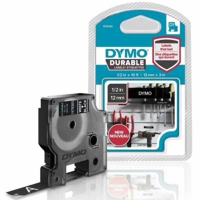 Dymo D1 Kalıcı Şerit 12 mm x 3 Mt Siyah Beyaz 1978365