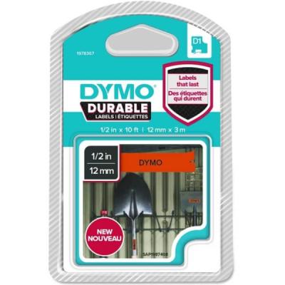Dymo D1 Kalıcı Şerit 12 mm x 3 Mt Turuncu Siyah 1978367