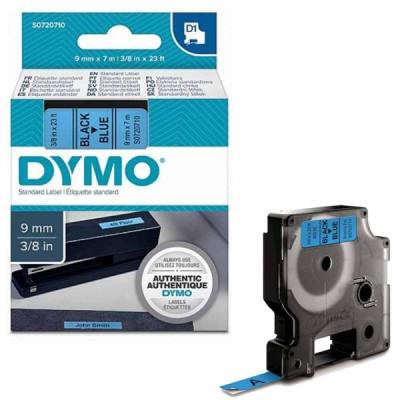 Dymo LabelManager D1 Yedek Şerit 9 mm x 7 Mt Mavi Siyah 40916