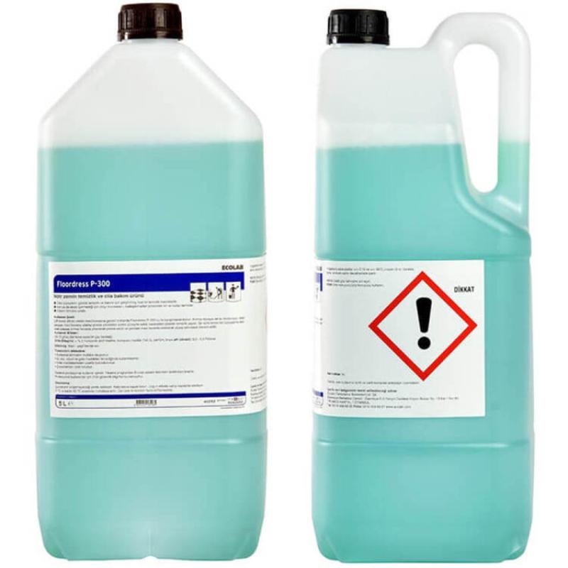 Ecolab Floordress P-300 Kayganlık ve Film Oluşturmayan Temizlik ve Cila Bakım Ürünü 5 Kg