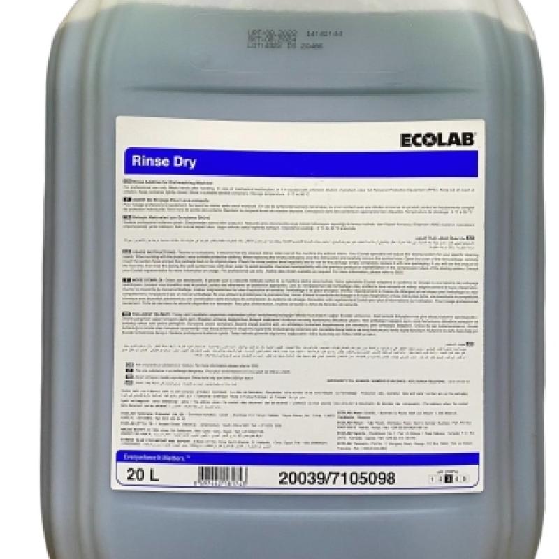 Ecolab Rinse Dry Bulaşık Parlatıcı 20 Kg