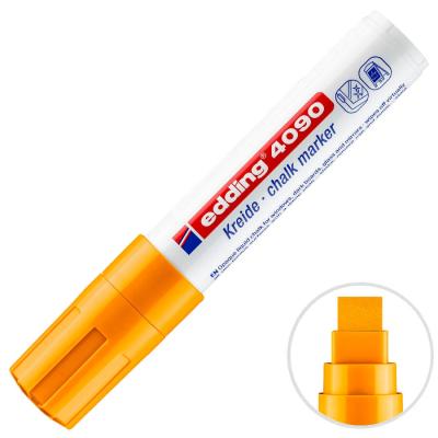 Edding E 4090 Likit Tebeşir Kalemi Kesik Uçlu Turuncu