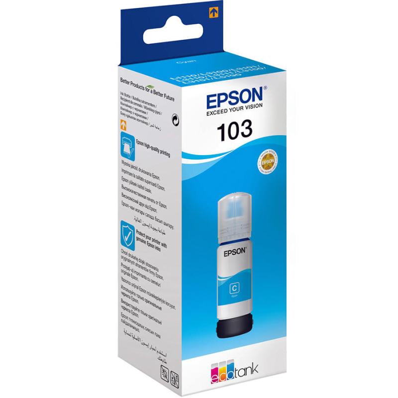 Epson 103 Mavi Mürekkep C13T00S24A