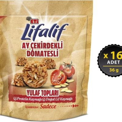 Eti Lifalif Ay Çekirdekli ve Domatesli Yulaf Topları 36 Gr 16 Adet
