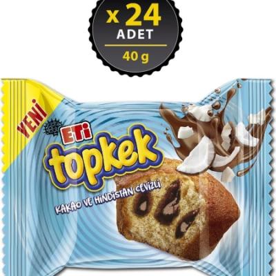 Eti Topkek Hindistan Cevizli 40 Gr 24 Adet
