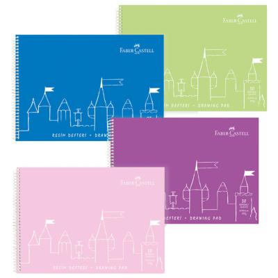 Faber Castell Spiralli PP Kapak 25 cm x 35 cm 30 Yaprak Resim Defteri