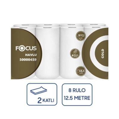 Focus Gold Rulo Havlu 8 Li