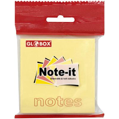 Globox 75x75 mm Sarı Yapraklı Not Kağıdı 100 Yaprak