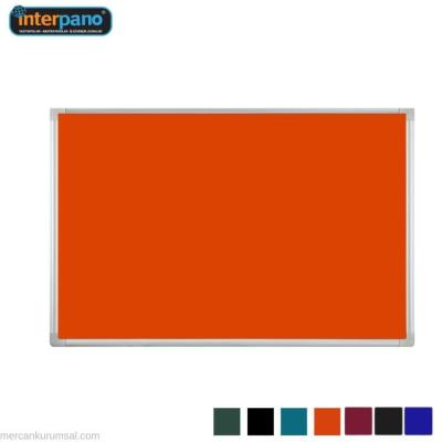 İnter Duvara Monte Çuhalı Turuncu Pano 120x200 Cm INT-559-1-T