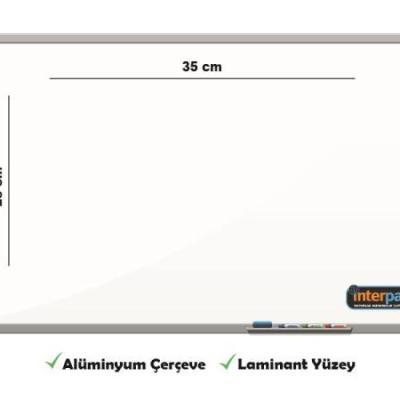 İnter Duvara Monte Yazı Tahtası Laminant Yüzey 25x35 Cm INT-580