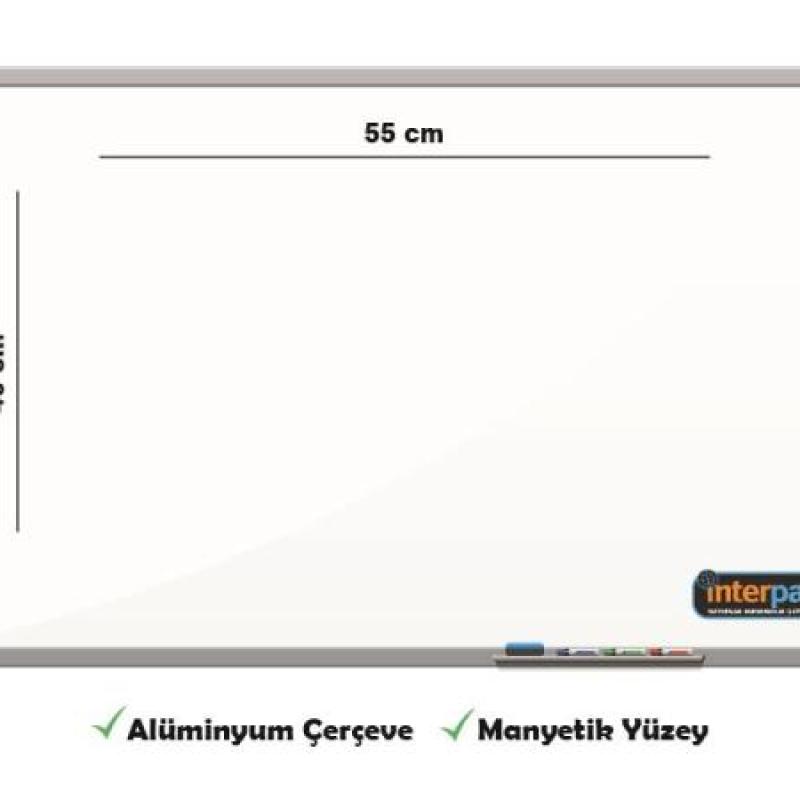 İnter Duvara Monte Yazı Tahtası Manyetik Yüzey 40x55 Cm INT-637