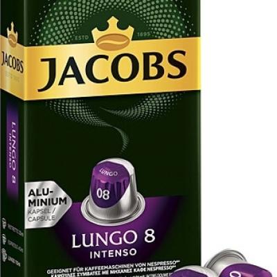Jacobs Lungo 8 Intense Alüminyum Kapsül Kahve 10 Lu
