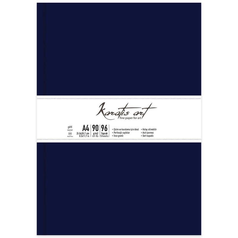 Karatis Art Eskiz Defteri Ciltli 90 GR A4 Boy 96 Yaprak