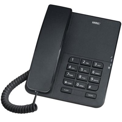 Karel TM140 Kablolu Telefon Siyah
