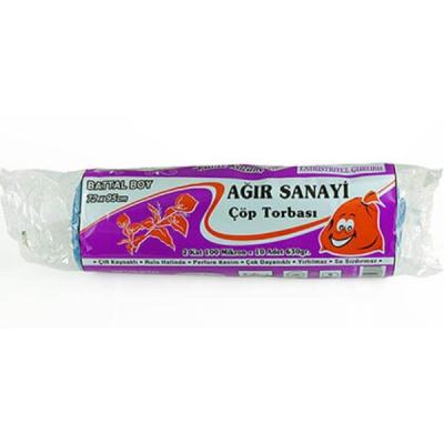 Kazanç Ağır Sanayi Battal Boy Mavi Çöp Torbası 72x95 Cm 10 Lu 10 Paket