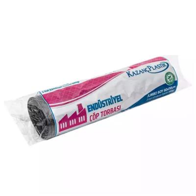 Kazanç Eko Endüstriyel Jumbo Çöp Torbası 80x110 Siyah 10 Lu