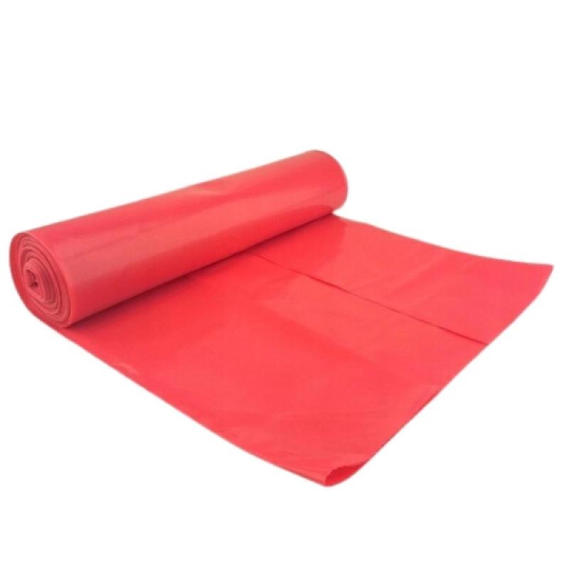 Kazanç Endüstriyel Jumbo Boy Kırmızı Çöp Torbası 80x110 Kırmızı 10 Lu