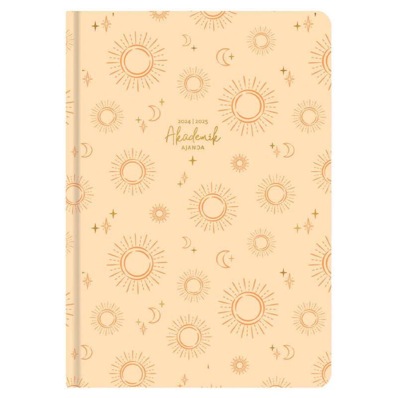 Keskin Color 17 x 24 cm Ciltli Akademik Ajanda - Etnik