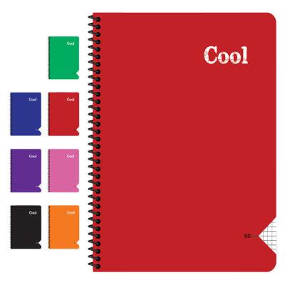Keskin Color Cool Spiralli PP kapak A4 Çizgili Defter 72 Yaprak