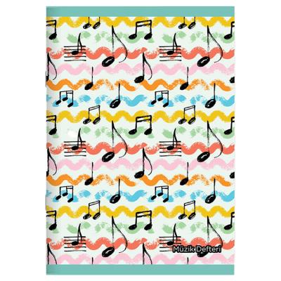 Keskin Color Müzik Defteri Dikişli Karton Kapak A4 32 Yaprak