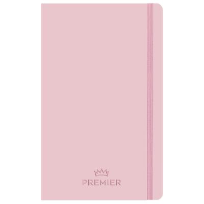 Keskin Color Premier Ciltli 13 cm x 21 cm Çizgili 96 Yaprak Pembe Defter