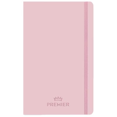 Keskin Color Premier Ciltli 13 cm x 21 cm Çizgisiz 96 Yaprak Pembe Defter